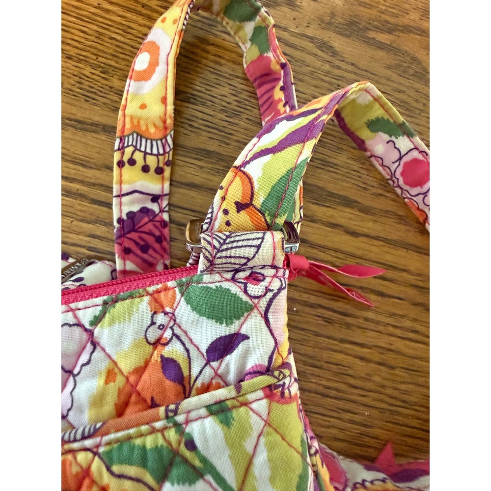 Vera Bradley Little Hipster Crossbody Bag in Clementine floral and paisley - Picture 12 of 16
